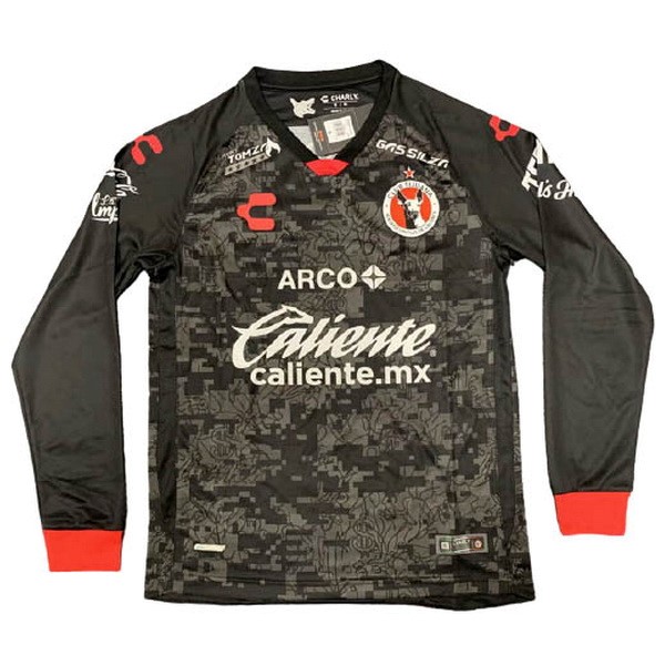 Camiseta Tijuana 1ª ML 2020-2021 Negro